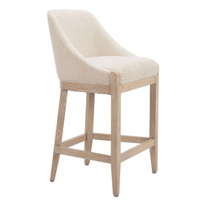 Calmo Counter Stool Beige - Elite Maison
