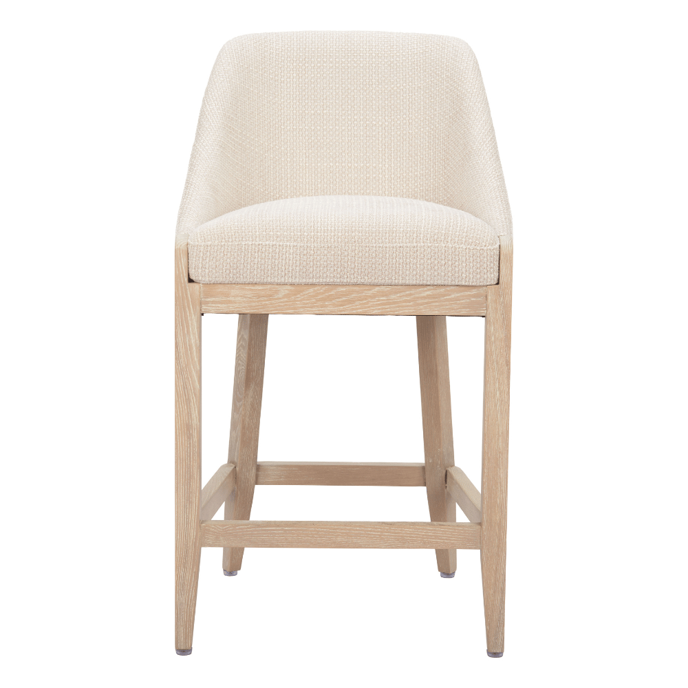 Calmo Counter Stool Beige - Elite Maison