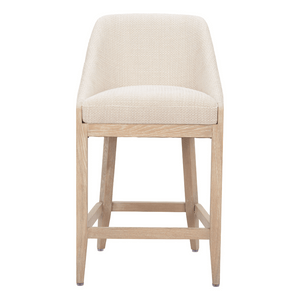 Calmo Counter Stool Beige - Elite Maison