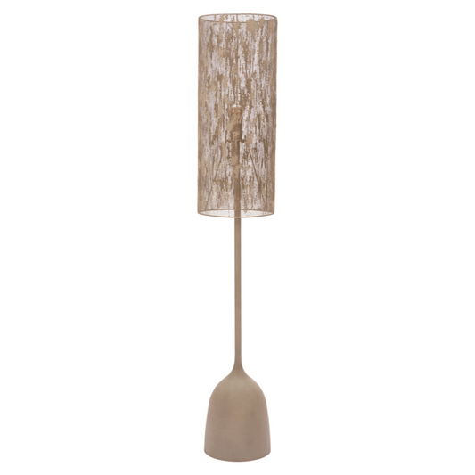 Buff Floor Lamp Taupe - Elite Maison