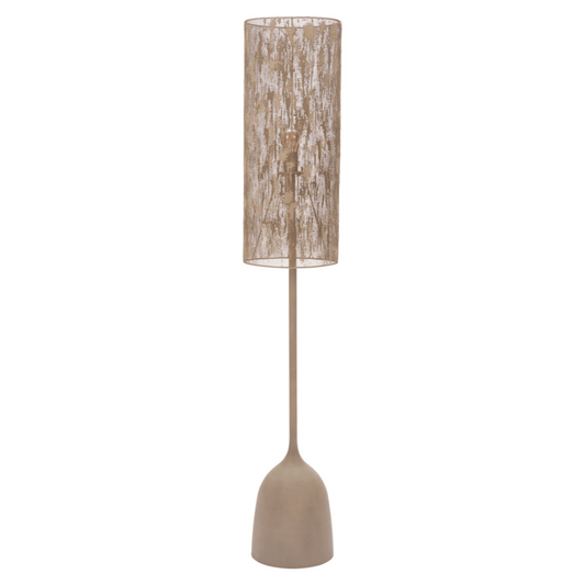 Buff Floor Lamp Taupe - Elite Maison