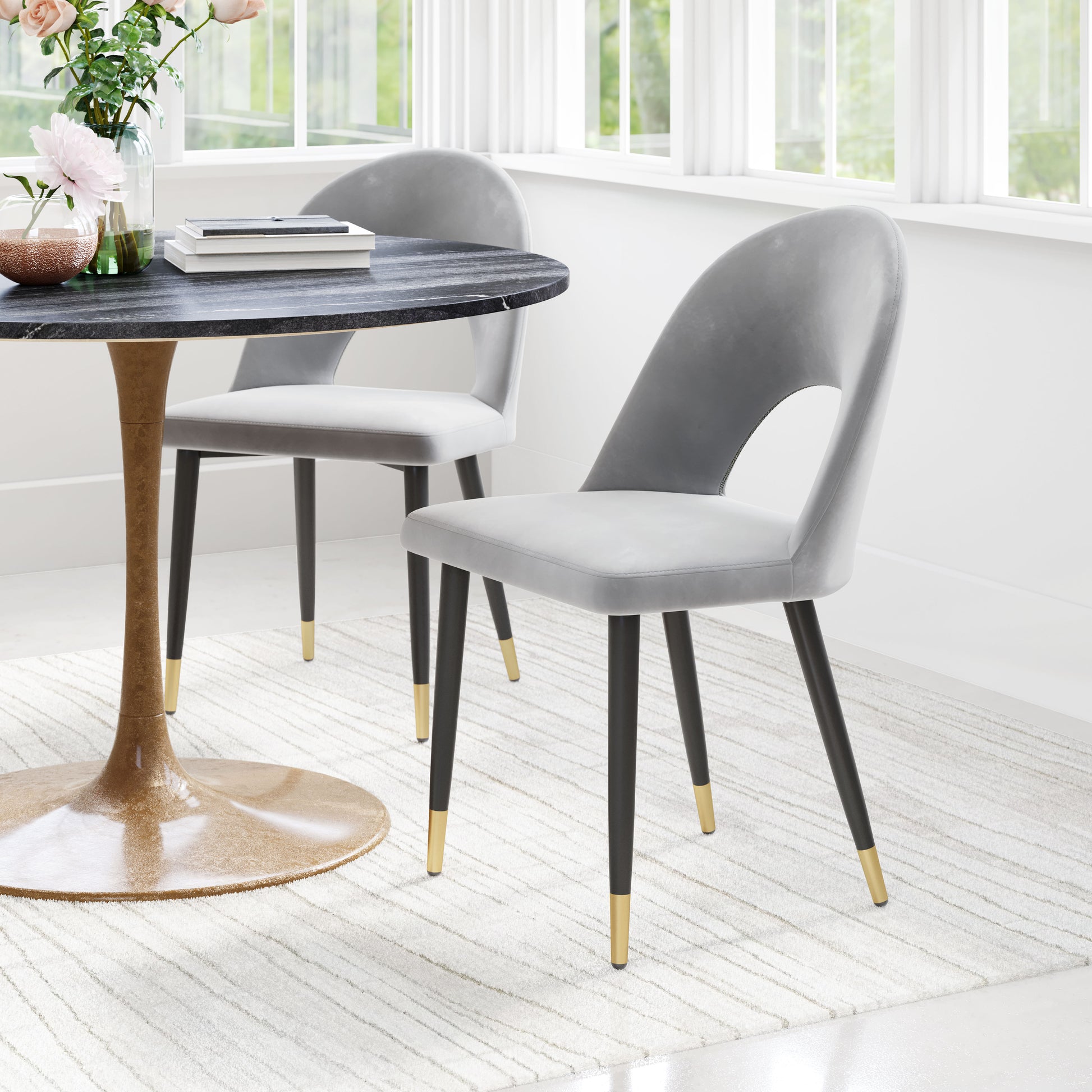 Menlo Dining Chair Gray - Set of 2