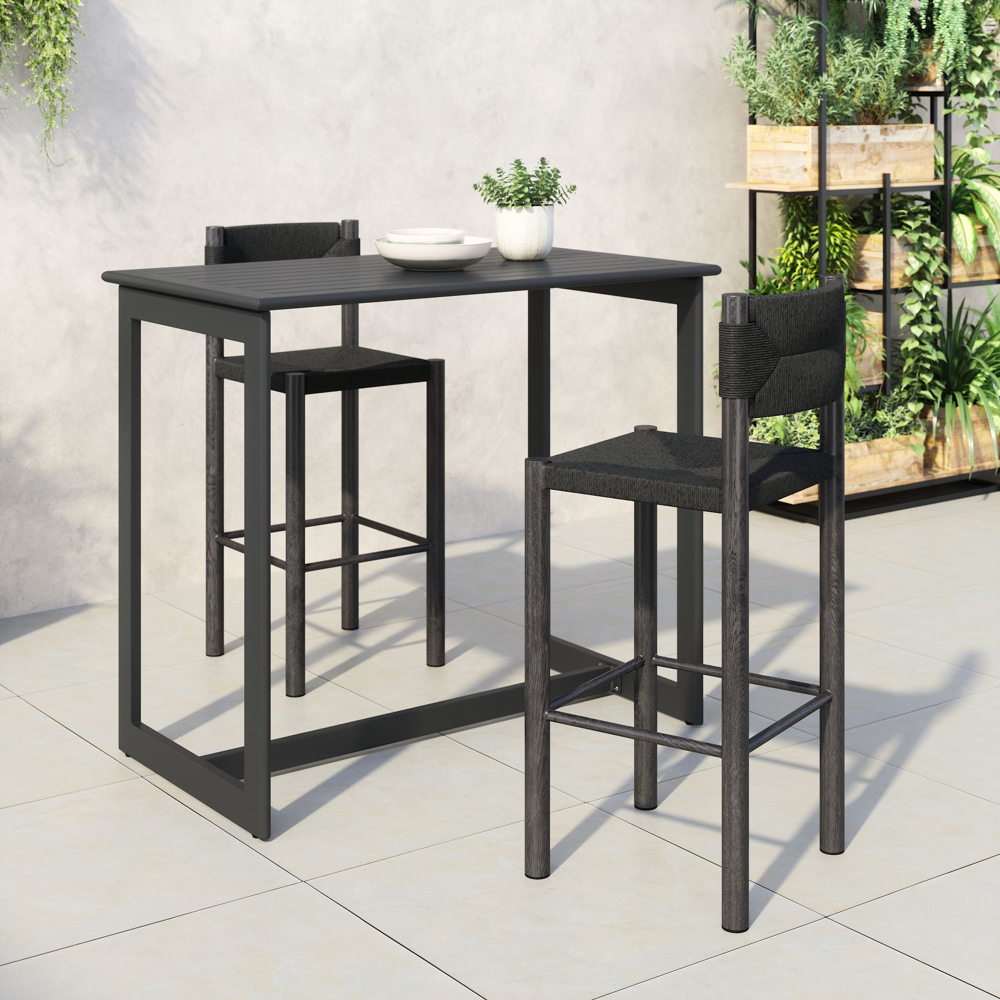 Iska Barstool Black - Set of 2