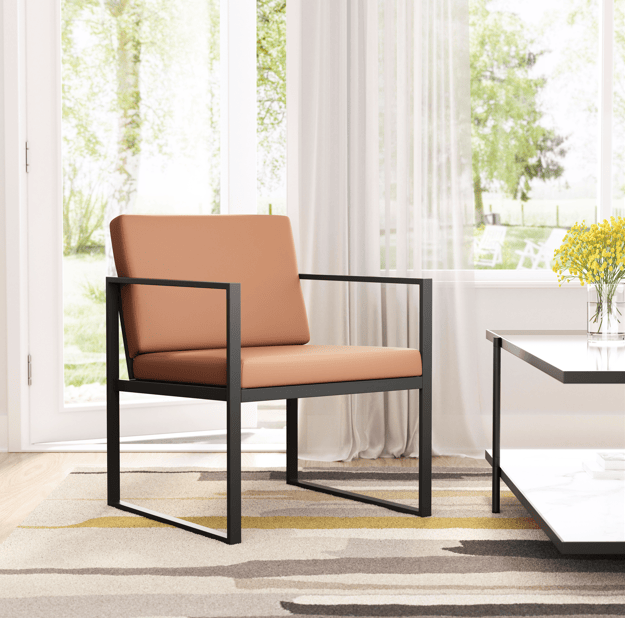Claremont Arm Chair Brown - Elite Maison