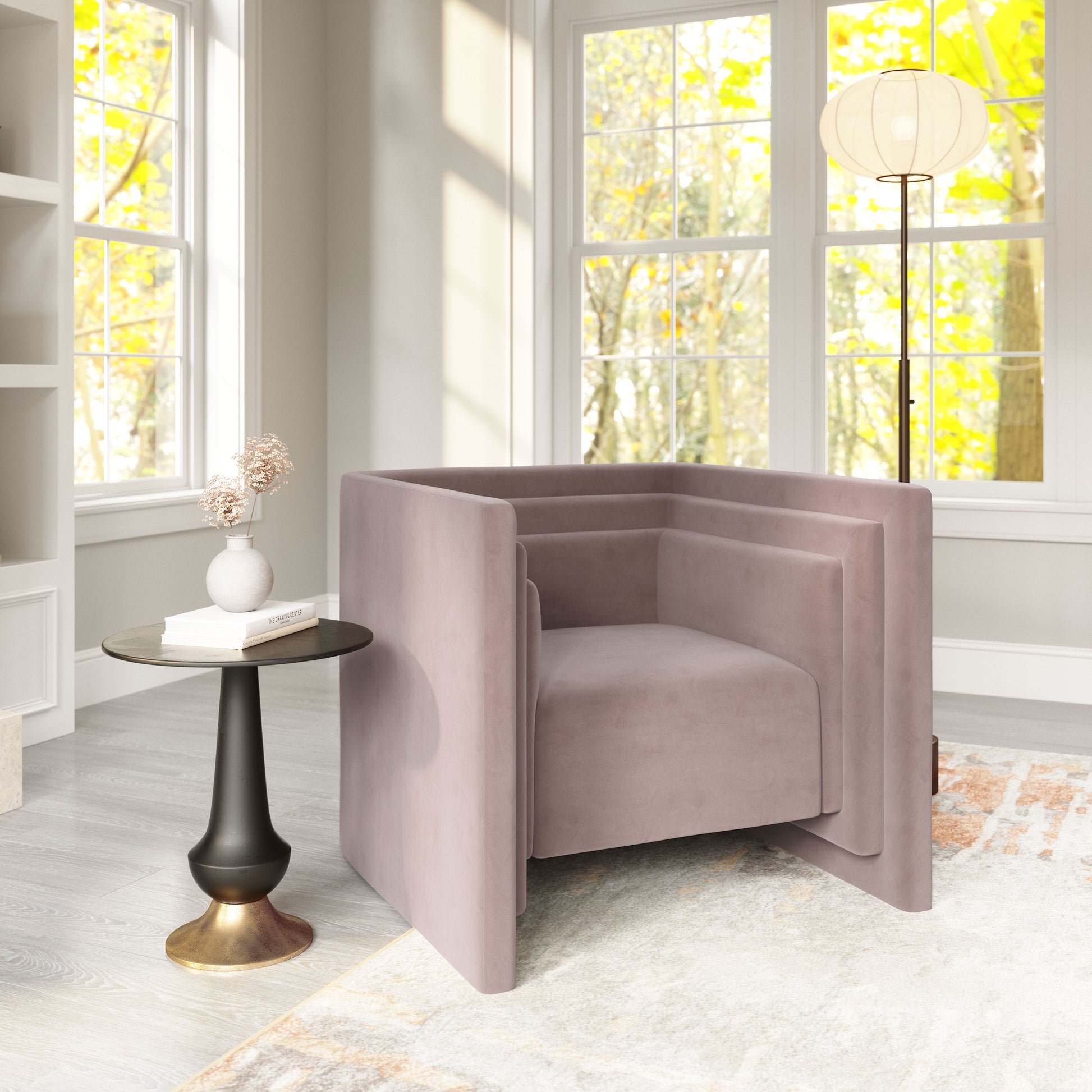 Trippel Armchair Taupe - Elite Maison