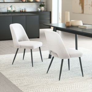Teddy Dining Chair Ivory - Set of 2