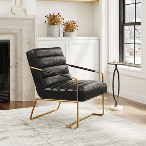 Dallas Accent Chair Vintage Brown - Elite Maison