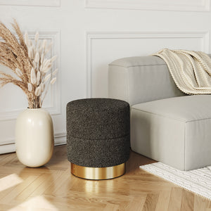 Eureka Ottoman Dark Gray - Elite Maison