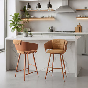 Juno Barstool Brown - Set of 2