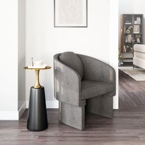 Olya Accent Chair Truffle Gray - Elite Maison