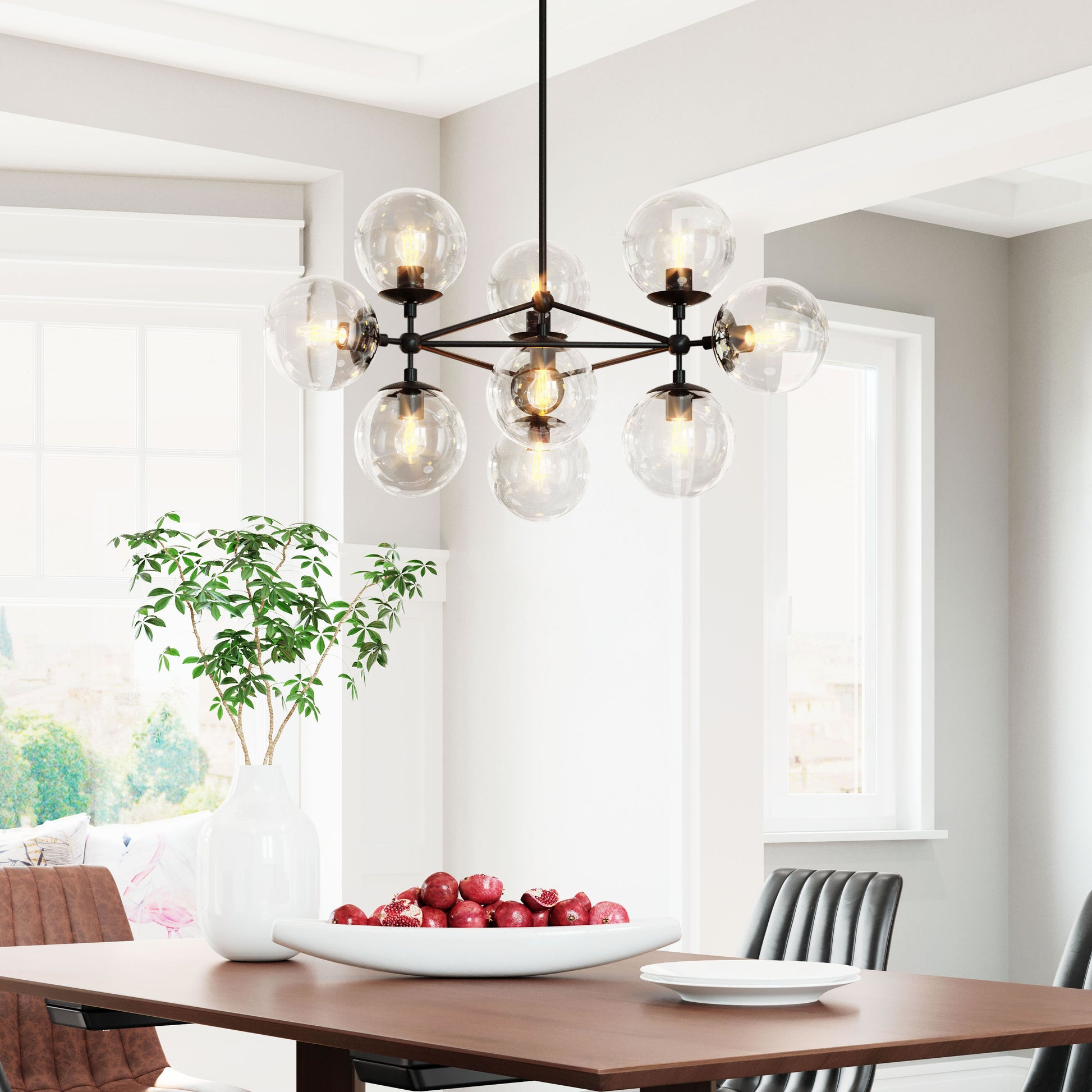 Belfast Ceiling Lamp Black - Elite Maison