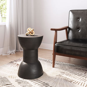 Wisdom Side Table Black - Elite Maison
