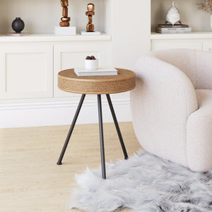 Stuart Side Table Natural - Elite Maison