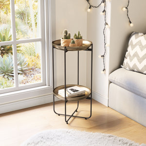 Bronson Accent Table Bronze - Elite Maison