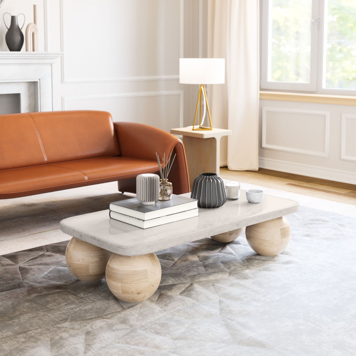 Camakat Coffee Table Natural - Elite Maison