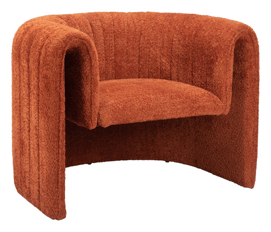 Viana Accent Chair Burnt Orange - Elite Maison