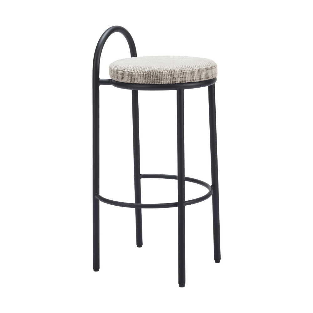 Sisal Barstool Beige Tweed - Set of 2