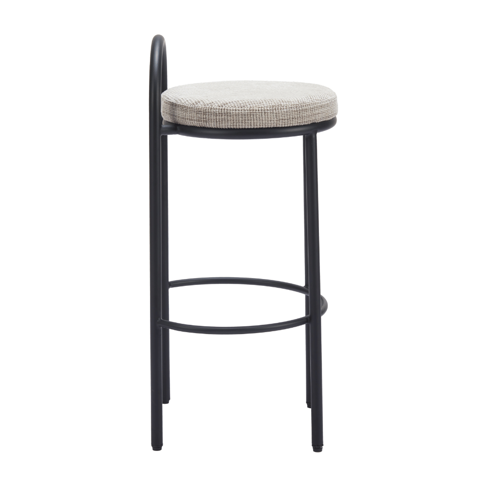 Sisal Barstool Beige Tweed - Set of 2
