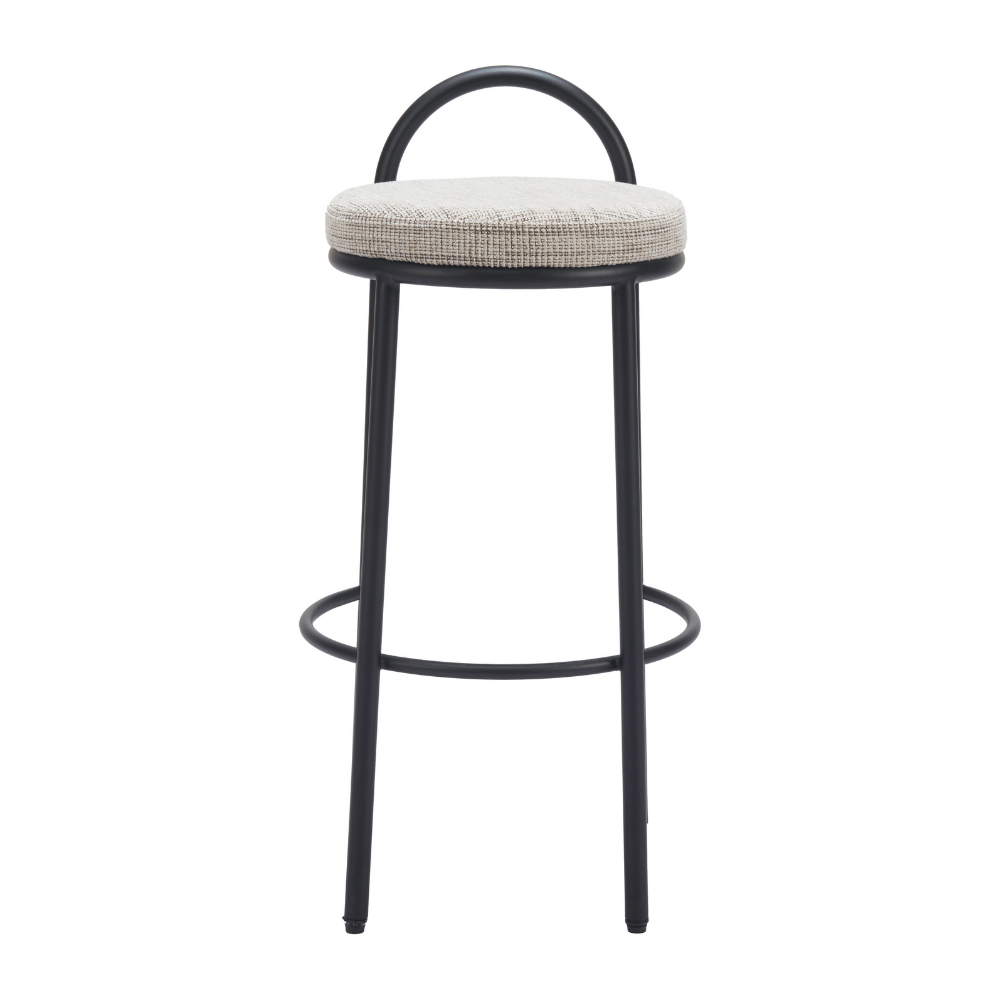 Sisal Barstool Beige Tweed - Set of 2