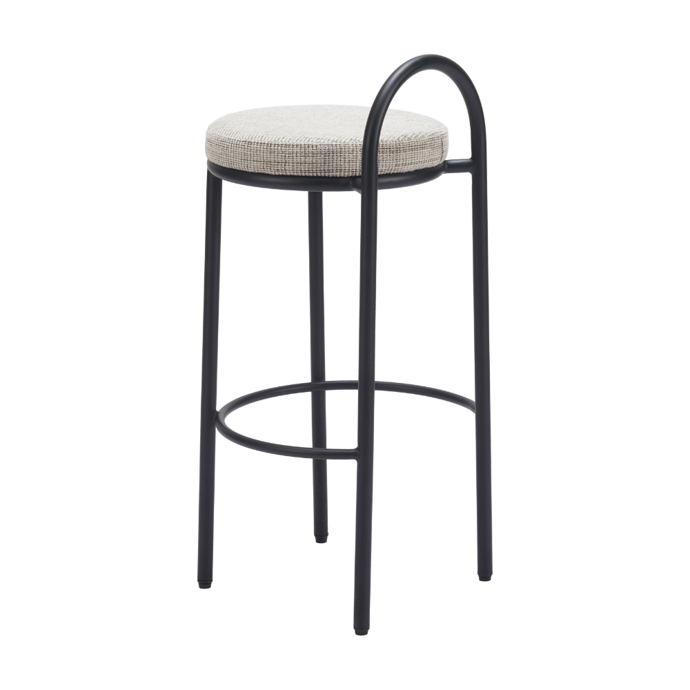 Sisal Barstool Beige Tweed - Set of 2