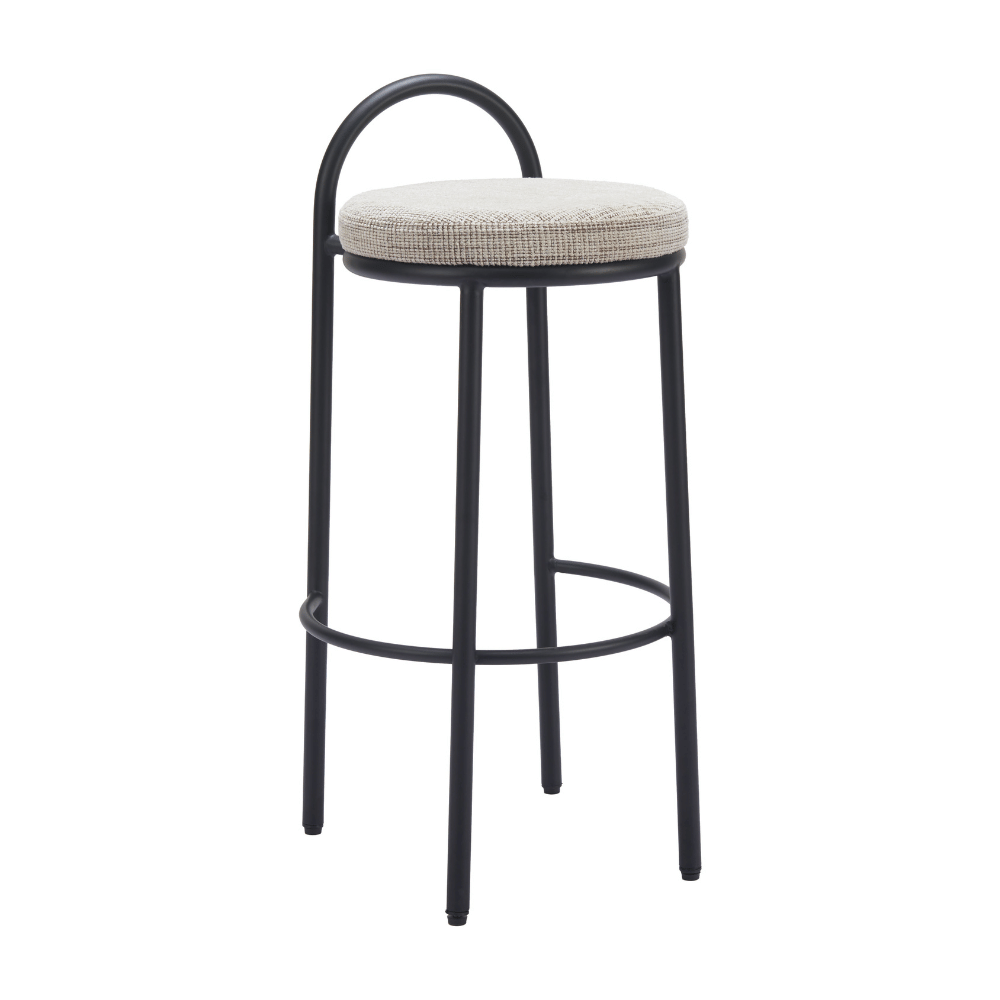 Sisal Barstool Beige Tweed - Set of 2