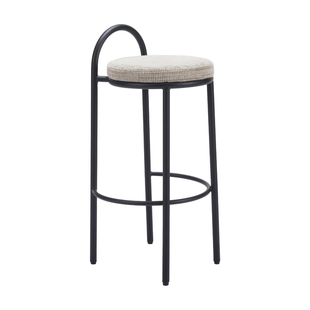 Sisal Barstool Beige Tweed - Set of 2