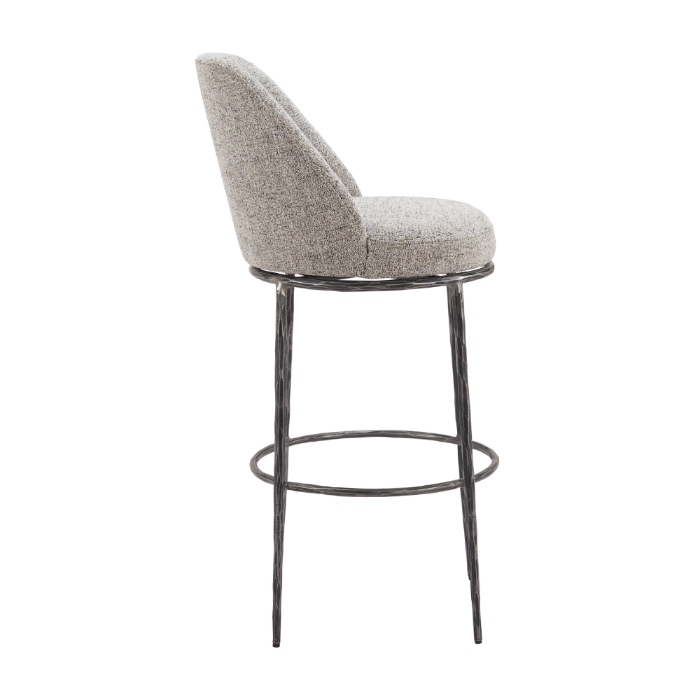 Nordhavn Swivel Barstool Gray