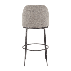 Nordhavn Swivel Barstool Gray