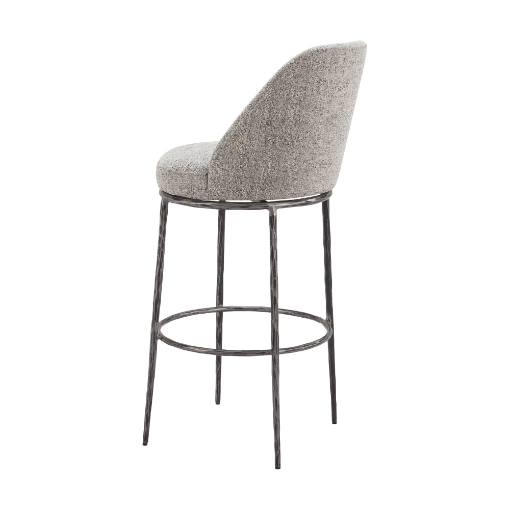 Nordhavn Swivel Barstool Gray