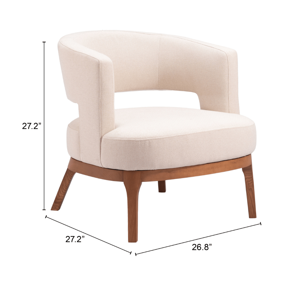 Penryn Accent Chair Beige - Elite Maison