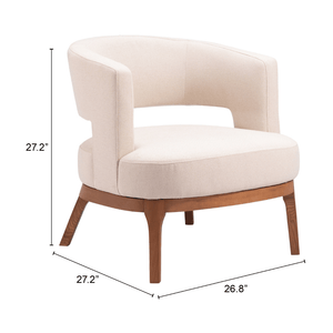 Penryn Accent Chair Beige - Elite Maison