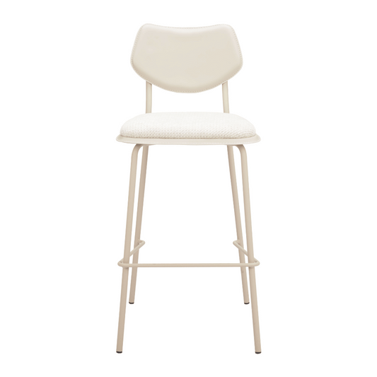 Set of 4 Zuo Zeal Barstools featuring modern design and sleek frame, ideal for kitchen or dining areas.