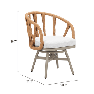 Safal Swivel Dining Chair Multicolor - Elite Maison