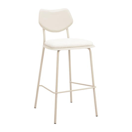 Set of 4 Zuo Zeal Barstools with a modern design and sleek finish, perfect for any bar or kitchen setting.