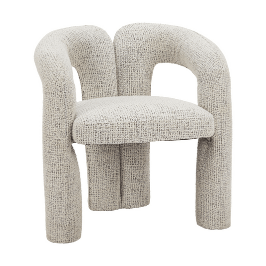 Zuo Buis dining chair featuring a sleek design with a curved back and wooden legs in a modern dining setting.