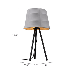 Mozzi Table Lamp Gray & Black