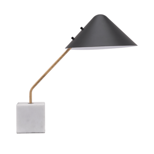 Pike Table Lamp Black & White - Elite Maison