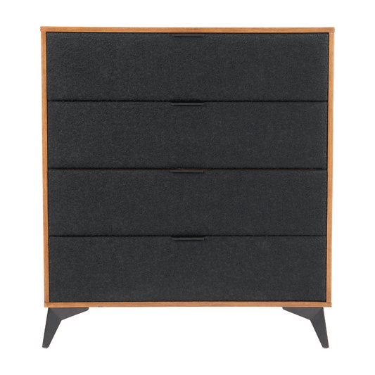 Zarif Chest Black & Walnut - Elite Maison