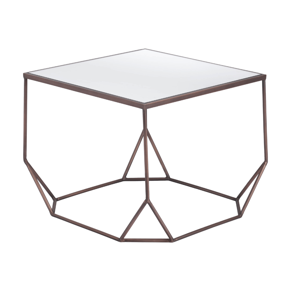 Arzon Coffee Table Set Bronze