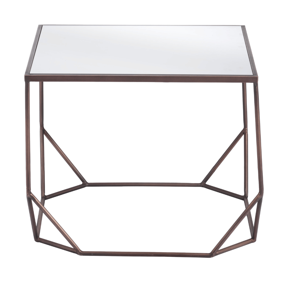 Arzon Coffee Table Set Bronze