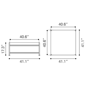 Nazaire Coffee Table Black