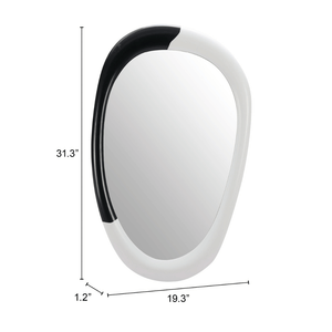 Muna Mirror White & Black