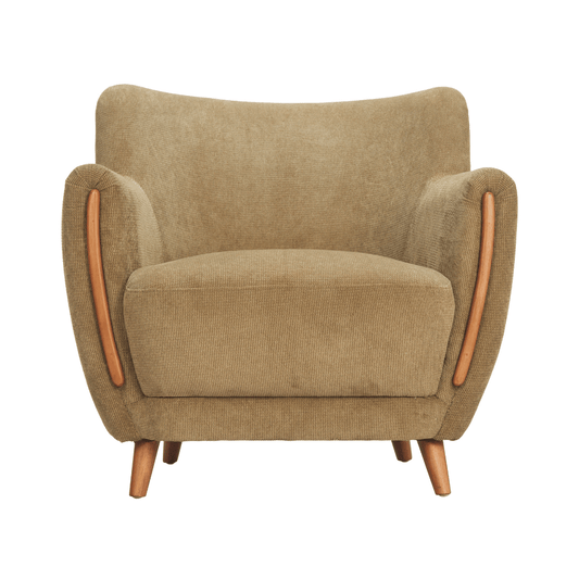 Hako Accent Chair Olive Green - Elite Maison