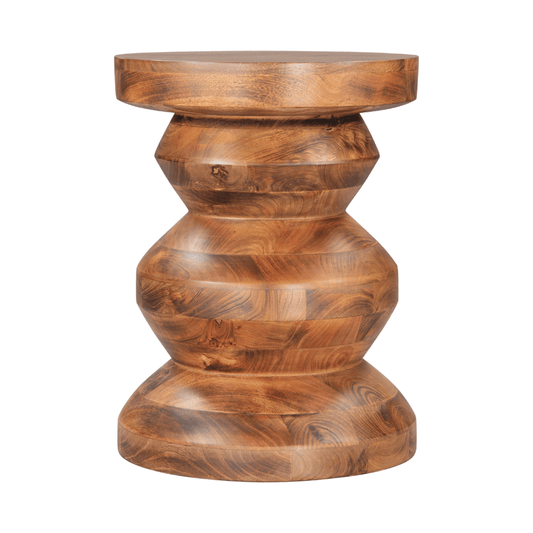 Walnut Kerala side table by Zuo with a sleek design and sturdy legs, perfect for accentuating any living space.