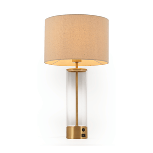 Boreal Table Lamp Beige & Gold