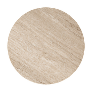 Eda Side Table White & Natural