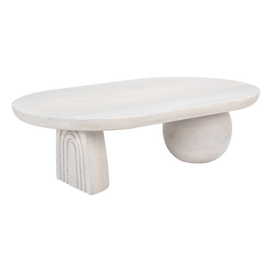 Gihak Coffee Table Whitewashed - Elite Maison