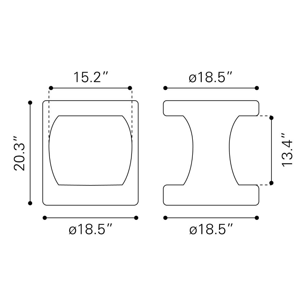 Nuuk Side Table Black