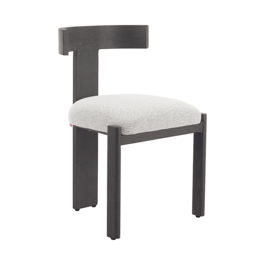 Tiana Dining Chair Black & Beige
