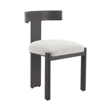Tiana Dining Chair Black & Beige | Modern Olefin & Aluminum Seating